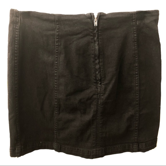 Free people denim mini skirt - Picture 3 of 7